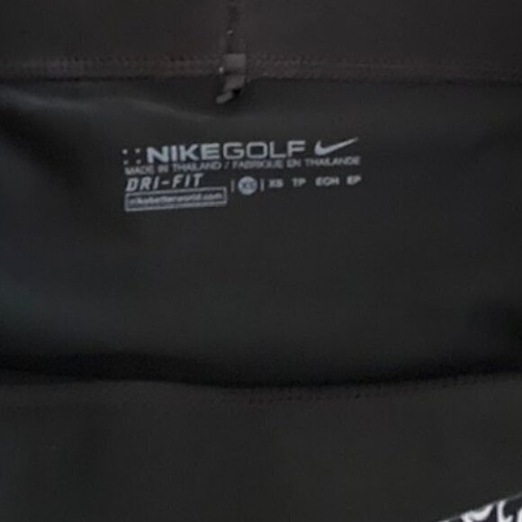 Nike Golf Dri-Fit Black and White Skort XSmall - Picture 2 of 5